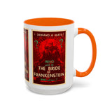 Cult Classic Movie Poster Art Accent Coffee Mug (11, 15oz) - Bride Of Frankenstein 1935 - POPvault