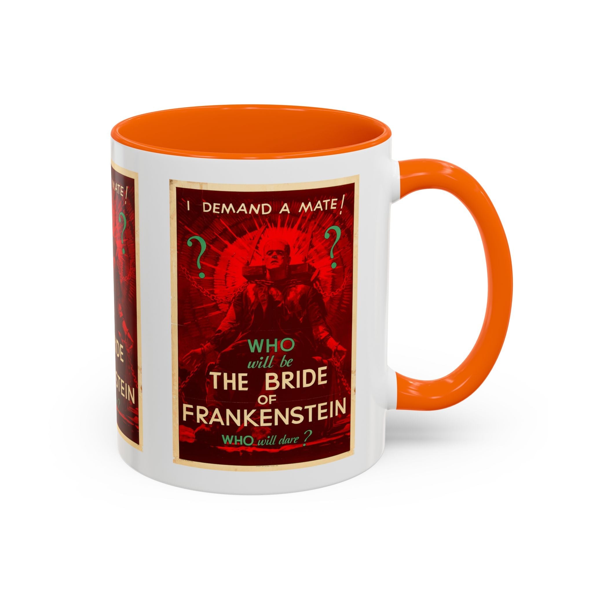 Cult Classic Movie Poster Art Accent Coffee Mug (11, 15oz) - Bride Of Frankenstein 1935 - POPvault