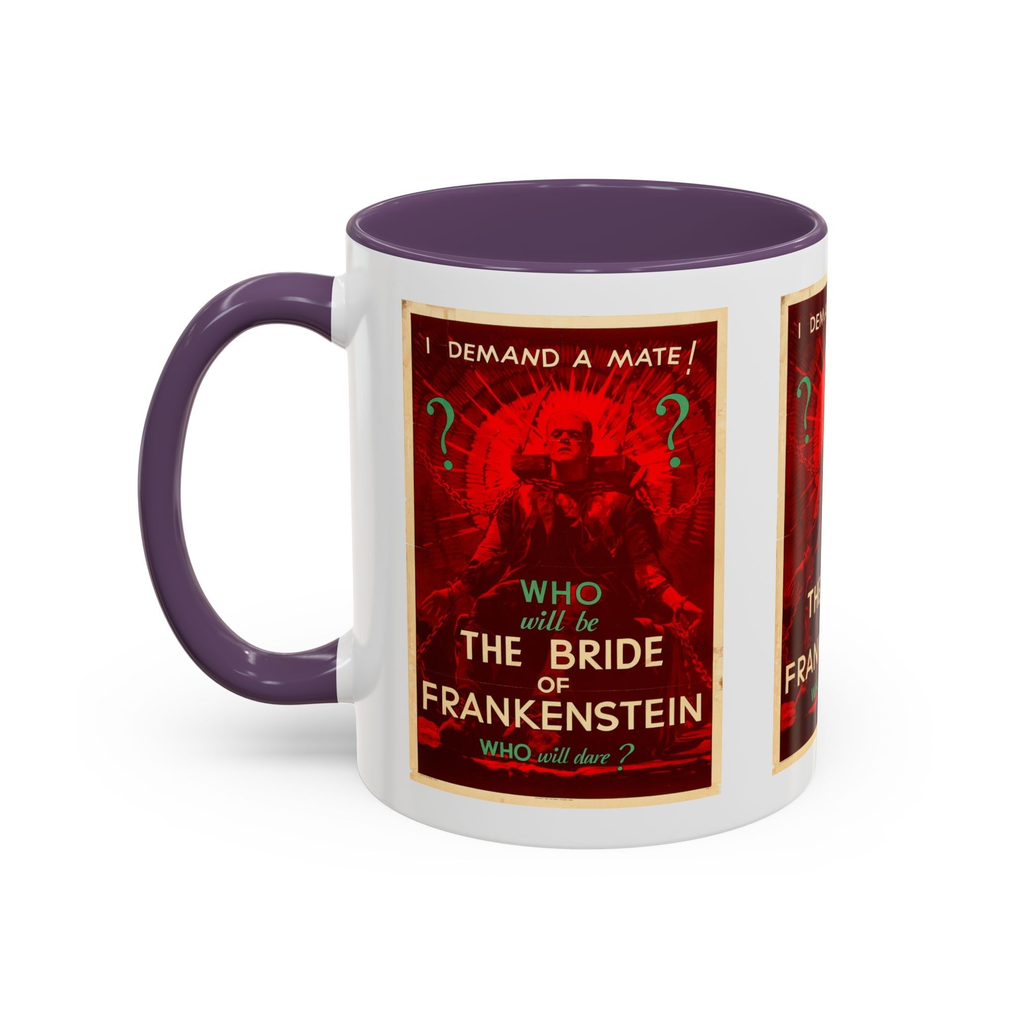 Cult Classic Movie Poster Art Accent Coffee Mug (11, 15oz) - Bride Of Frankenstein 1935 - POPvault