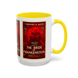 Cult Classic Movie Poster Art Accent Coffee Mug (11, 15oz) - Bride Of Frankenstein 1935 - POPvault
