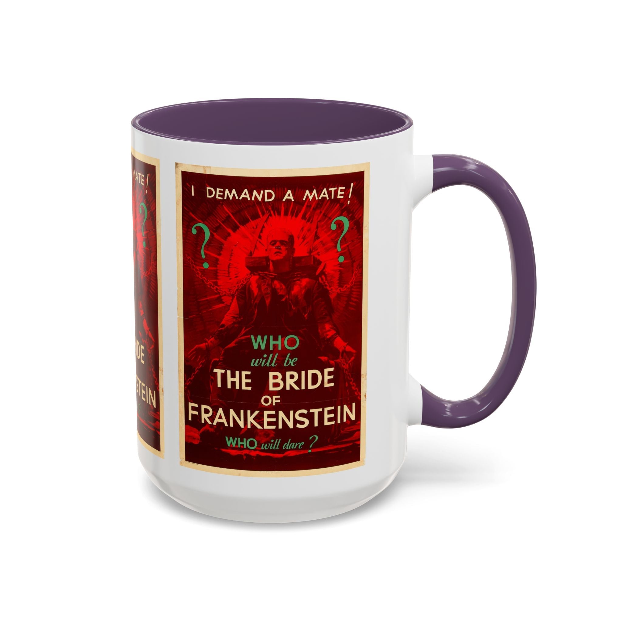 Cult Classic Movie Poster Art Accent Coffee Mug (11, 15oz) - Bride Of Frankenstein 1935 - POPvault