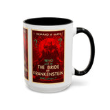 Cult Classic Movie Poster Art Accent Coffee Mug (11, 15oz) - Bride Of Frankenstein 1935 - POPvault