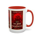 Cult Classic Movie Poster Art Accent Coffee Mug (11, 15oz) - Bride Of Frankenstein 1935 - POPvault