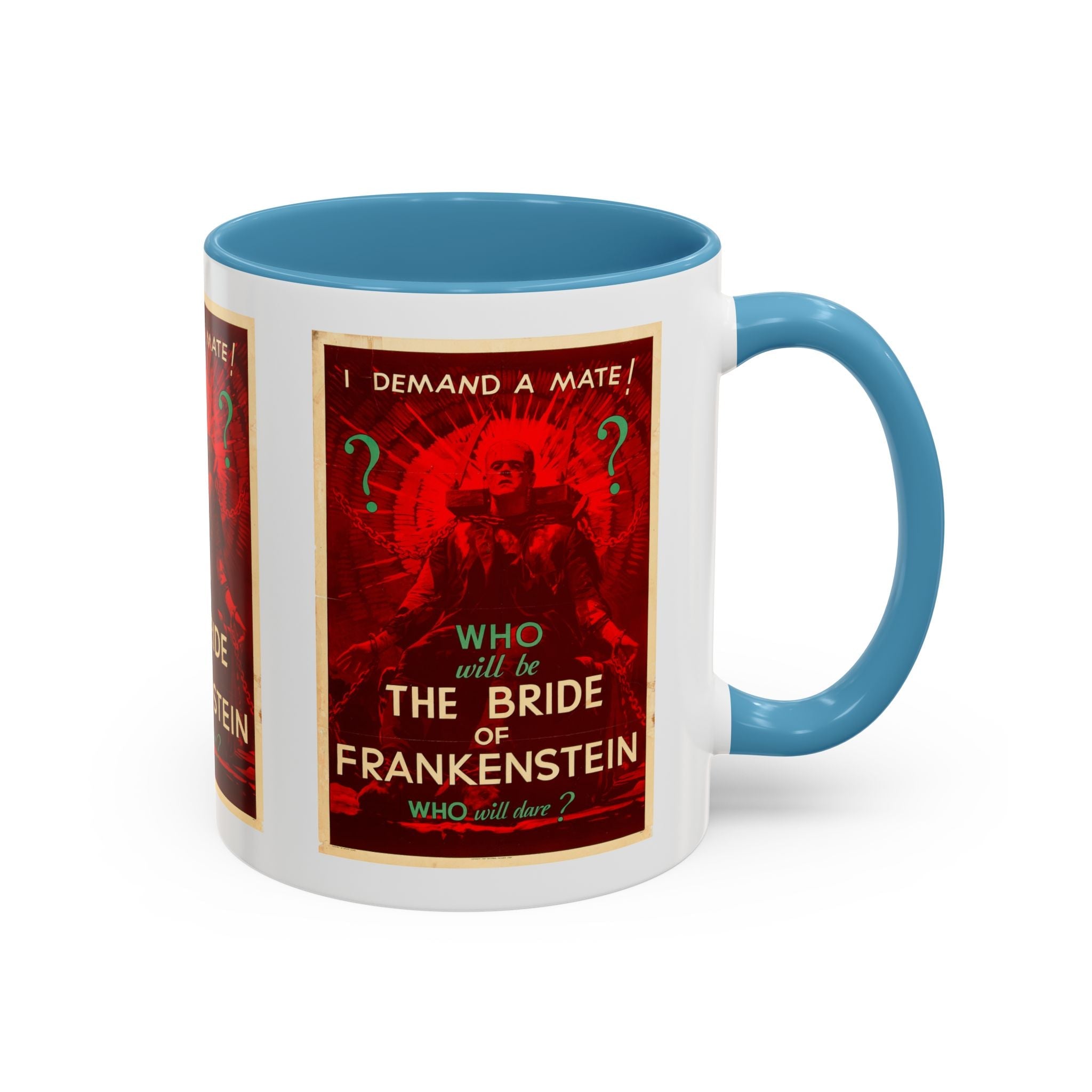 Cult Classic Movie Poster Art Accent Coffee Mug (11, 15oz) - Bride Of Frankenstein 1935 - POPvault