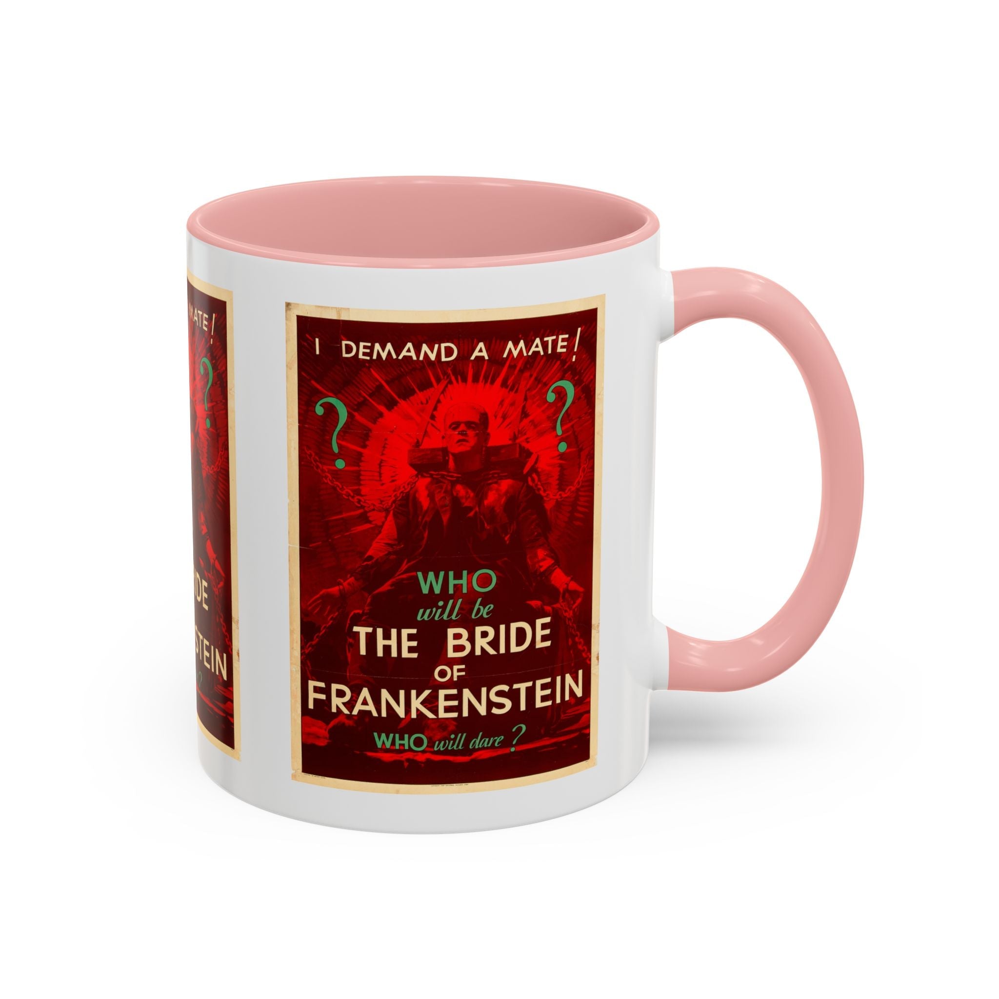 Cult Classic Movie Poster Art Accent Coffee Mug (11, 15oz) - Bride Of Frankenstein 1935 - POPvault