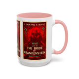 Cult Classic Movie Poster Art Accent Coffee Mug (11, 15oz) - Bride Of Frankenstein 1935 - POPvault