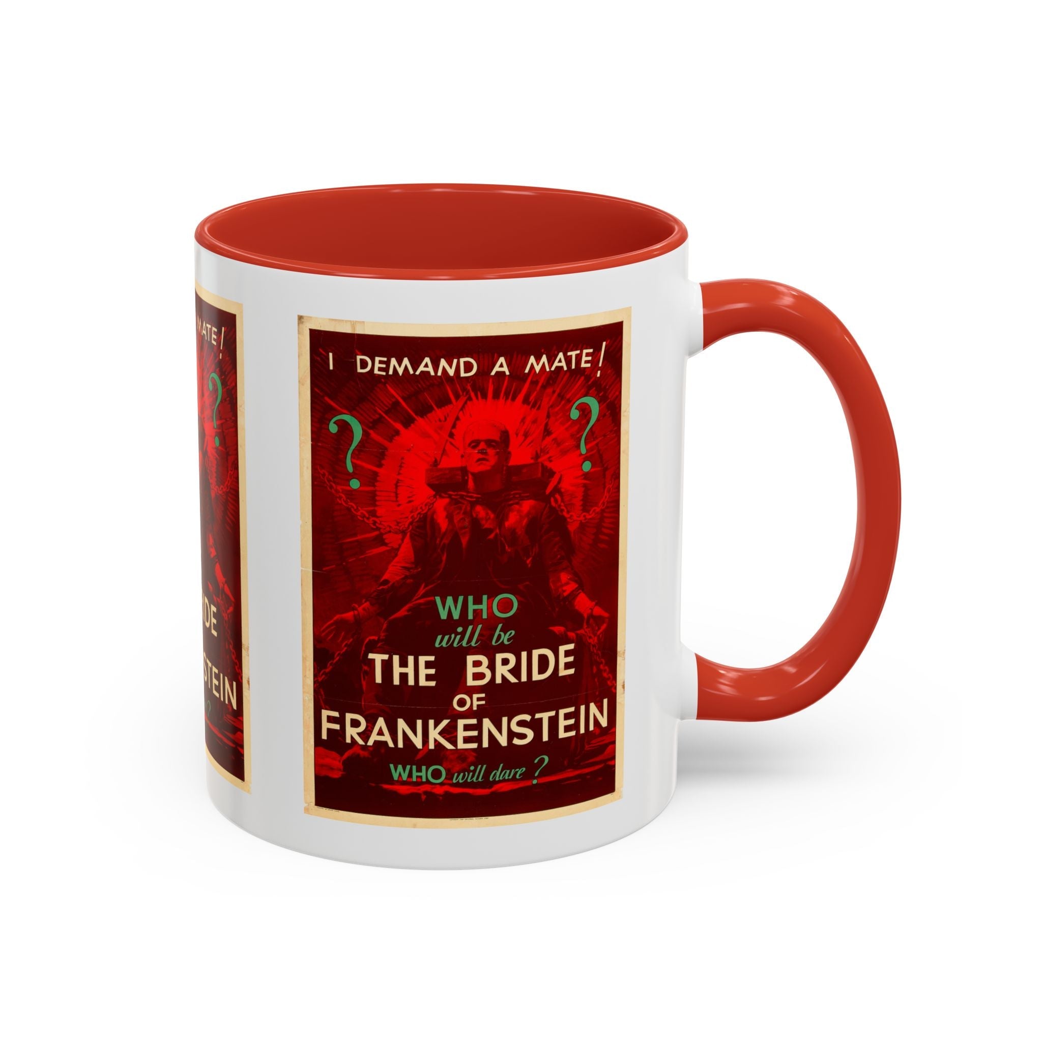 Cult Classic Movie Poster Art Accent Coffee Mug (11, 15oz) - Bride Of Frankenstein 1935 - POPvault