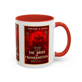 Cult Classic Movie Poster Art Accent Coffee Mug (11, 15oz) - Bride Of Frankenstein 1935 - POPvault