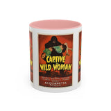 Cult Classic Movie Poster Art Accent Coffee Mug (11, 15oz) - Captive Wild Woman 1943 - POPvault