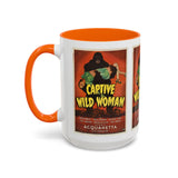 Cult Classic Movie Poster Art Accent Coffee Mug (11, 15oz) - Captive Wild Woman 1943 - POPvault