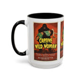 Cult Classic Movie Poster Art Accent Coffee Mug (11, 15oz) - Captive Wild Woman 1943 - POPvault