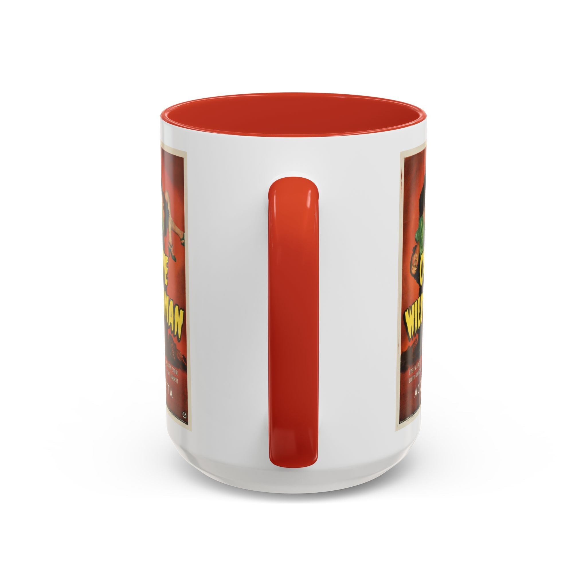 Cult Classic Movie Poster Art Accent Coffee Mug (11, 15oz) - Captive Wild Woman 1943 - POPvault