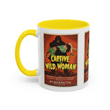 Cult Classic Movie Poster Art Accent Coffee Mug (11, 15oz) - Captive Wild Woman 1943 - POPvault