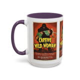 Cult Classic Movie Poster Art Accent Coffee Mug (11, 15oz) - Captive Wild Woman 1943 - POPvault