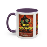 Cult Classic Movie Poster Art Accent Coffee Mug (11, 15oz) - Captive Wild Woman 1943 - POPvault
