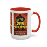 Cult Classic Movie Poster Art Accent Coffee Mug (11, 15oz) - Captive Wild Woman 1943 - POPvault