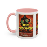 Cult Classic Movie Poster Art Accent Coffee Mug (11, 15oz) - Captive Wild Woman 1943 - POPvault