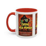 Cult Classic Movie Poster Art Accent Coffee Mug (11, 15oz) - Captive Wild Woman 1943 - POPvault