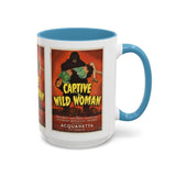 Cult Classic Movie Poster Art Accent Coffee Mug (11, 15oz) - Captive Wild Woman 1943 - POPvault