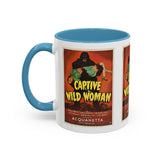 Cult Classic Movie Poster Art Accent Coffee Mug (11, 15oz) - Captive Wild Woman 1943 - POPvault