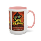 Cult Classic Movie Poster Art Accent Coffee Mug (11, 15oz) - Captive Wild Woman 1943 - POPvault