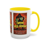 Cult Classic Movie Poster Art Accent Coffee Mug (11, 15oz) - Captive Wild Woman 1943 - POPvault