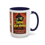 Cult Classic Movie Poster Art Accent Coffee Mug (11, 15oz) - Captive Wild Woman 1943 - POPvault