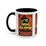 Cult Classic Movie Poster Art Accent Coffee Mug (11, 15oz) - Captive Wild Woman 1943 - POPvault