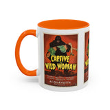 Cult Classic Movie Poster Art Accent Coffee Mug (11, 15oz) - Captive Wild Woman 1943 - POPvault
