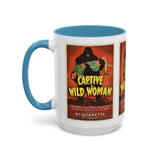 Cult Classic Movie Poster Art Accent Coffee Mug (11, 15oz) - Captive Wild Woman 1943 - POPvault