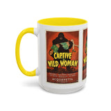 Cult Classic Movie Poster Art Accent Coffee Mug (11, 15oz) - Captive Wild Woman 1943 - POPvault