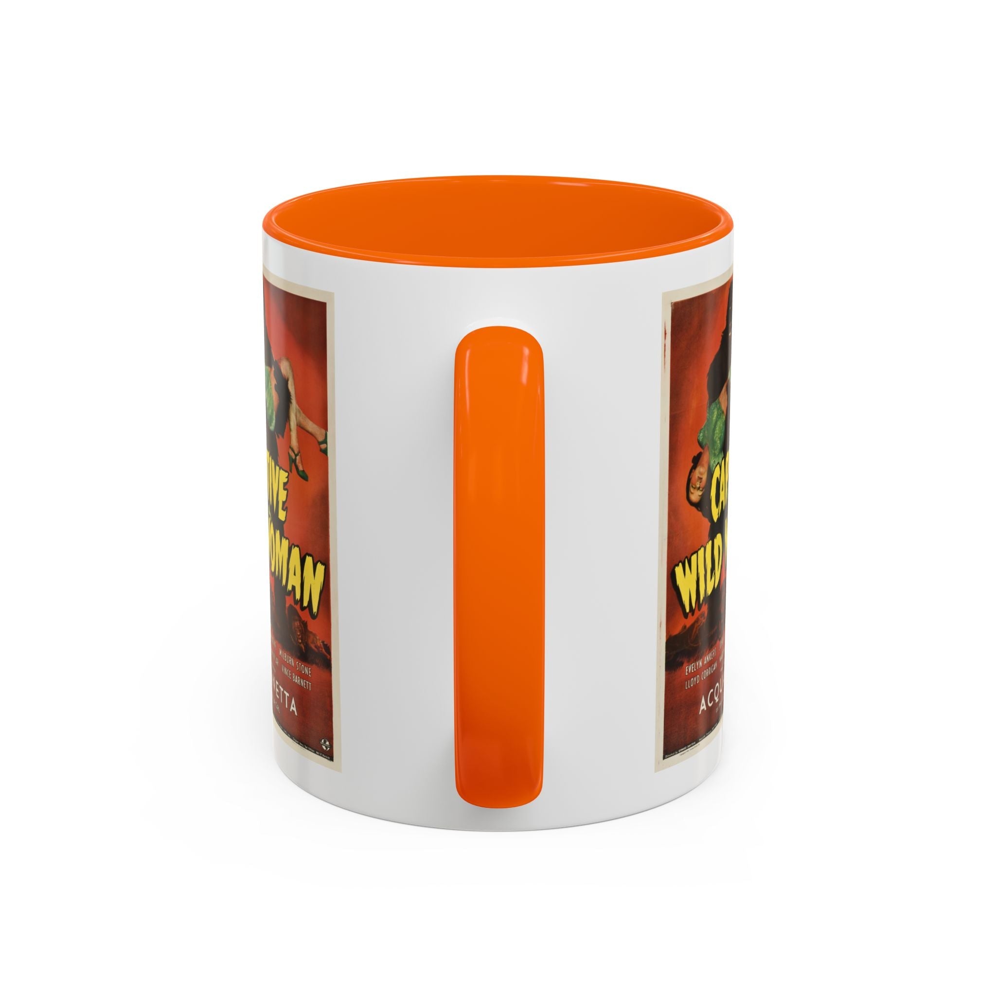 Cult Classic Movie Poster Art Accent Coffee Mug (11, 15oz) - Captive Wild Woman 1943 - POPvault