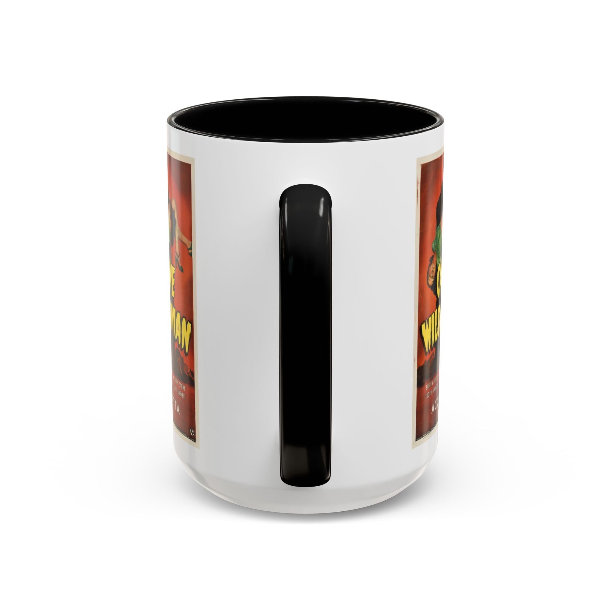 Cult Classic Movie Poster Art Accent Coffee Mug (11, 15oz) - Captive Wild Woman 1943 - POPvault
