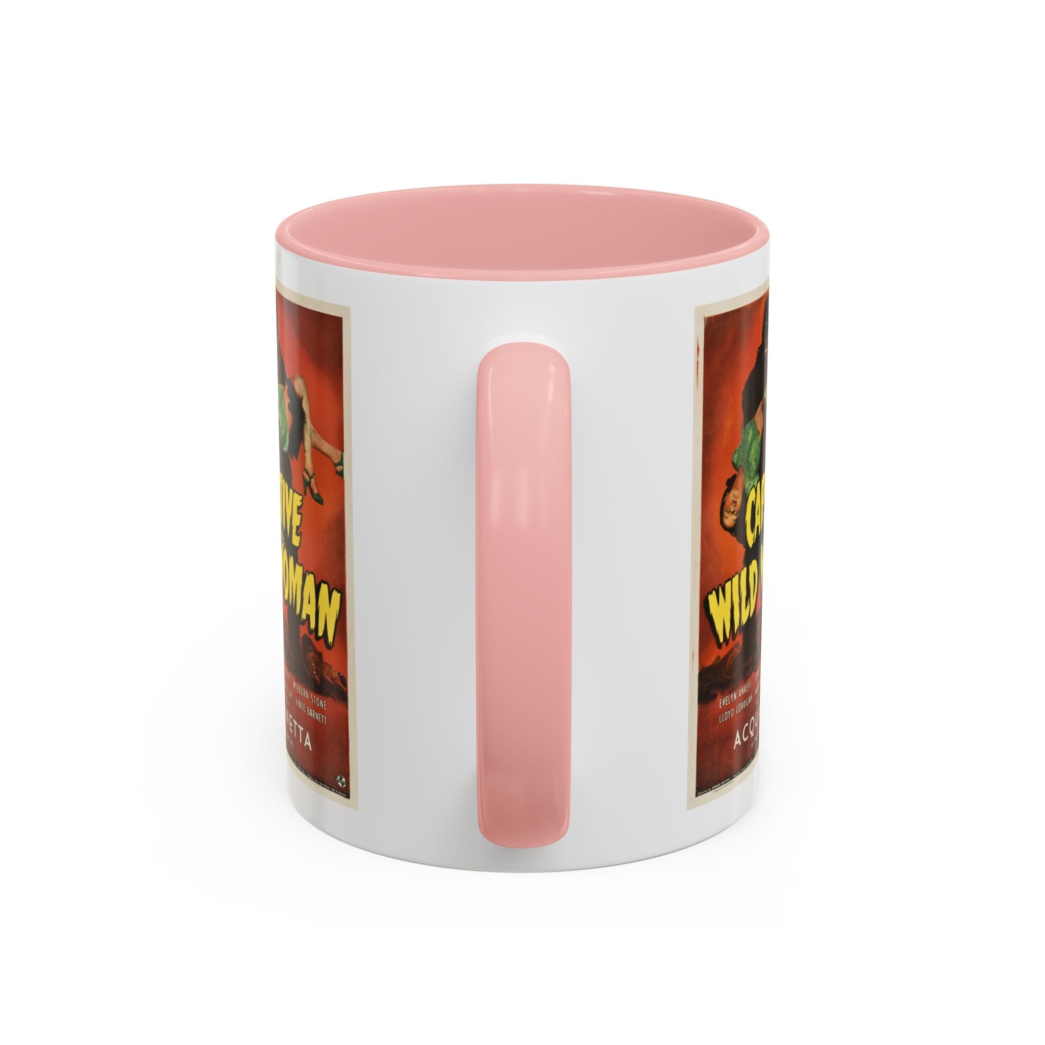 Cult Classic Movie Poster Art Accent Coffee Mug (11, 15oz) - Captive Wild Woman 1943 - POPvault