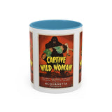 Cult Classic Movie Poster Art Accent Coffee Mug (11, 15oz) - Captive Wild Woman 1943 - POPvault