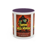 Cult Classic Movie Poster Art Accent Coffee Mug (11, 15oz) - Captive Wild Woman 1943 - POPvault