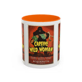 Cult Classic Movie Poster Art Accent Coffee Mug (11, 15oz) - Captive Wild Woman 1943 - POPvault