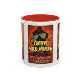 Cult Classic Movie Poster Art Accent Coffee Mug (11, 15oz) - Captive Wild Woman 1943 - POPvault