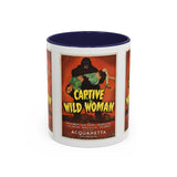 Cult Classic Movie Poster Art Accent Coffee Mug (11, 15oz) - Captive Wild Woman 1943 - POPvault