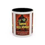 Cult Classic Movie Poster Art Accent Coffee Mug (11, 15oz) - Captive Wild Woman 1943 - POPvault