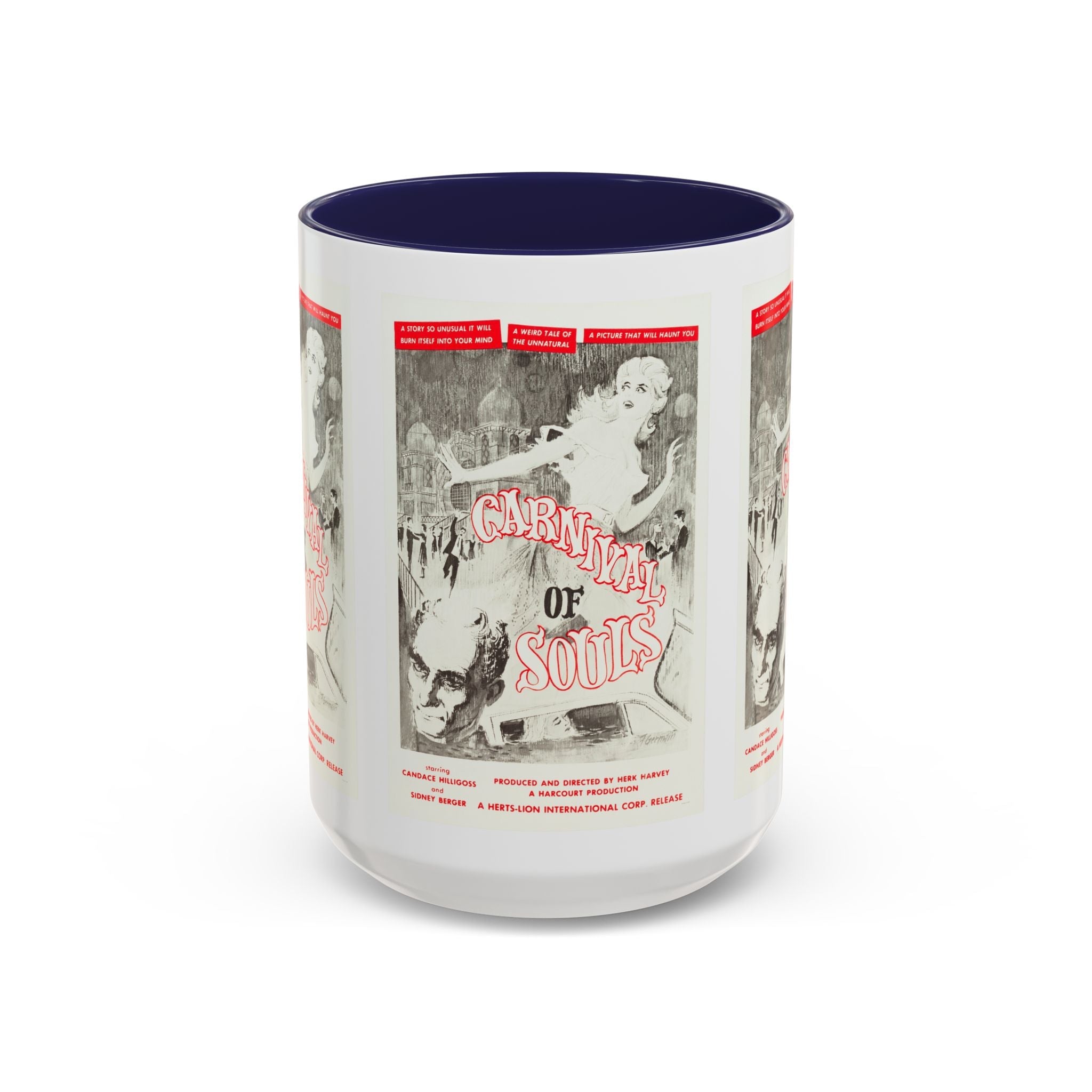 Cult Classic Movie Poster Art Accent Coffee Mug (11, 15oz) - Carnival Of Souls 1962 - POPvault