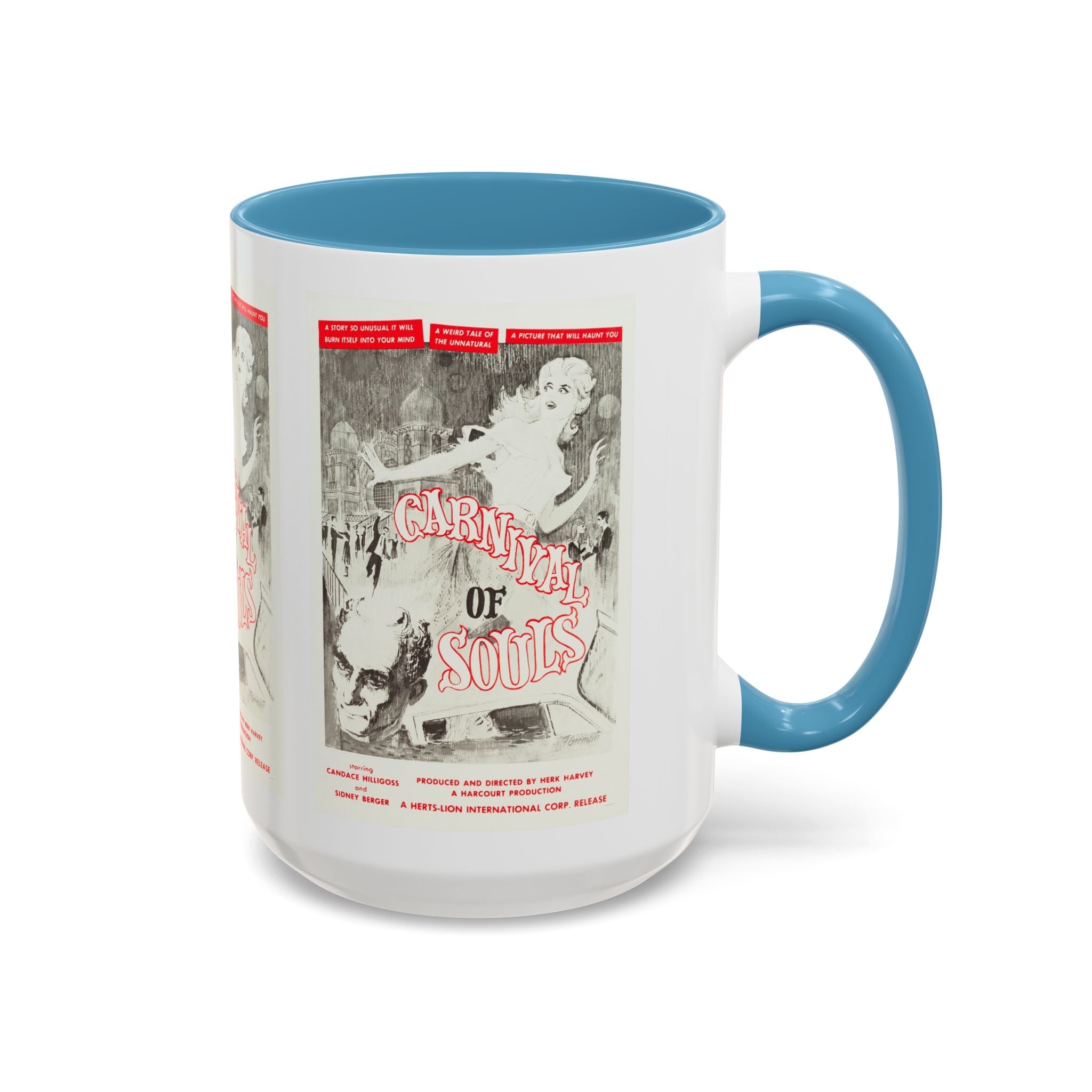 Cult Classic Movie Poster Art Accent Coffee Mug (11, 15oz) - Carnival Of Souls 1962 - POPvault