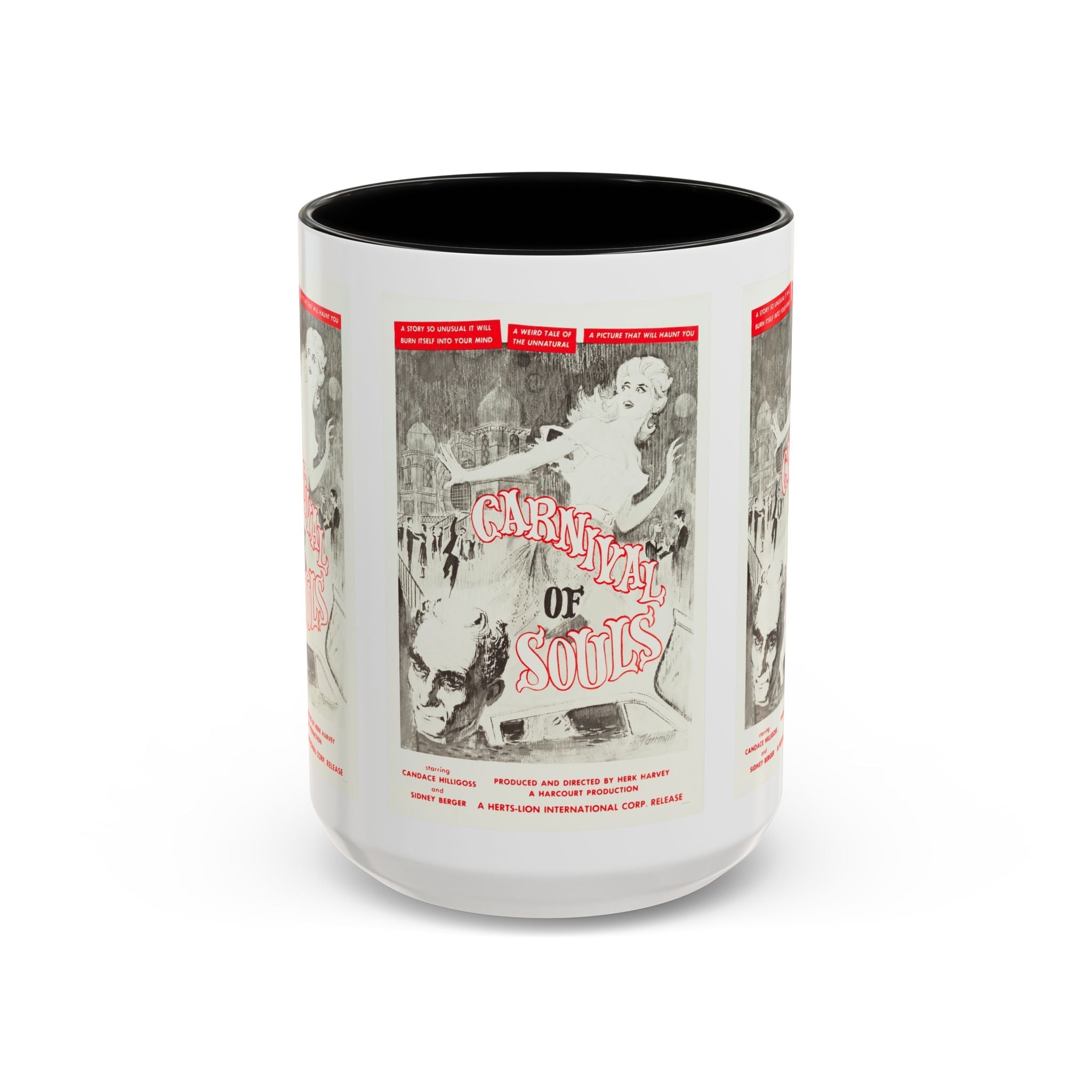 Cult Classic Movie Poster Art Accent Coffee Mug (11, 15oz) - Carnival Of Souls 1962 - POPvault