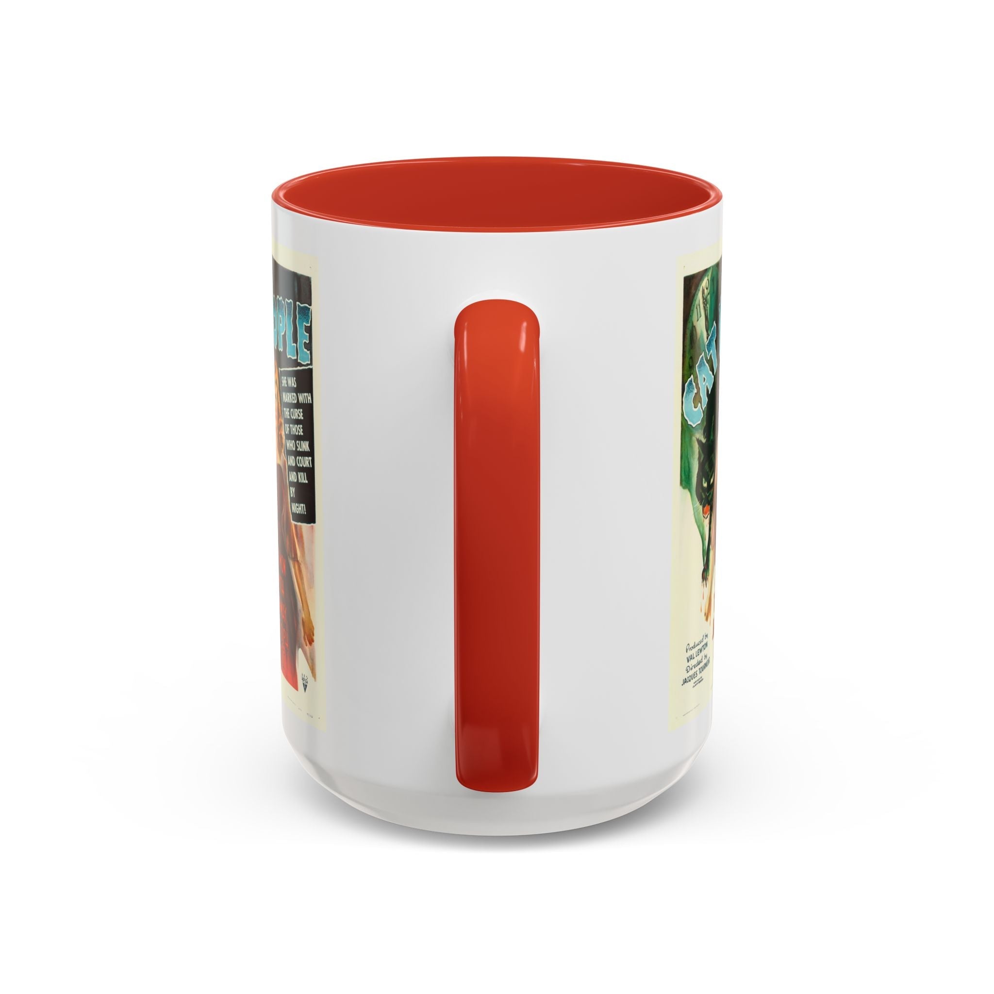 Cult Classic Movie Poster Art Accent Coffee Mug (11, 15oz) - Cat People 1942 - POPvault