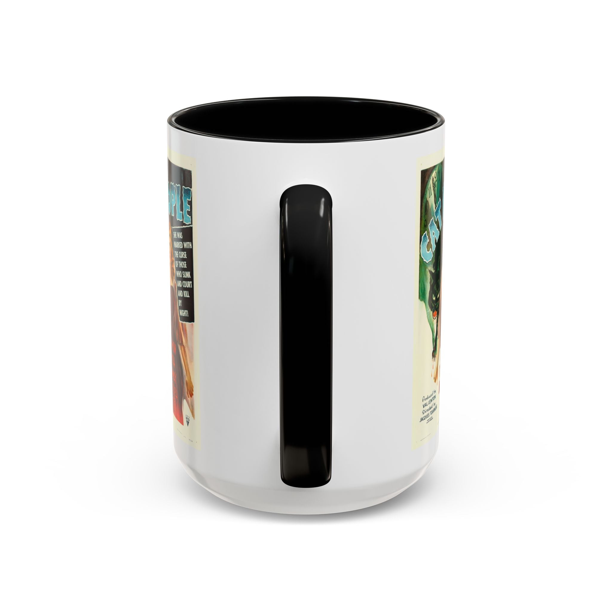 Cult Classic Movie Poster Art Accent Coffee Mug (11, 15oz) - Cat People 1942 - POPvault