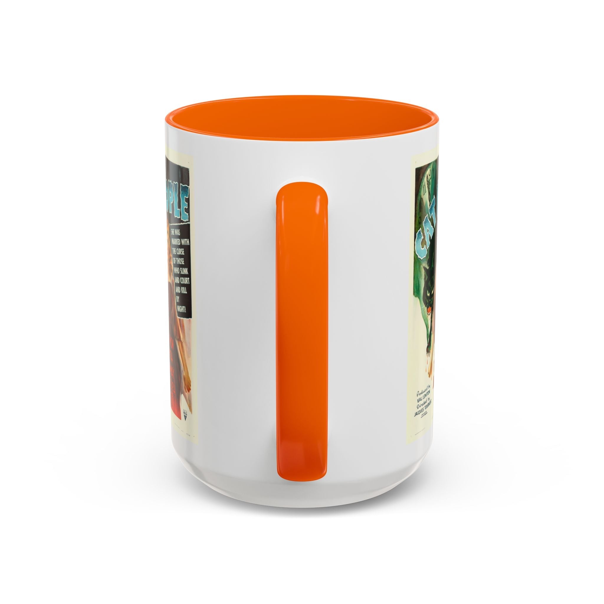 Cult Classic Movie Poster Art Accent Coffee Mug (11, 15oz) - Cat People 1942 - POPvault