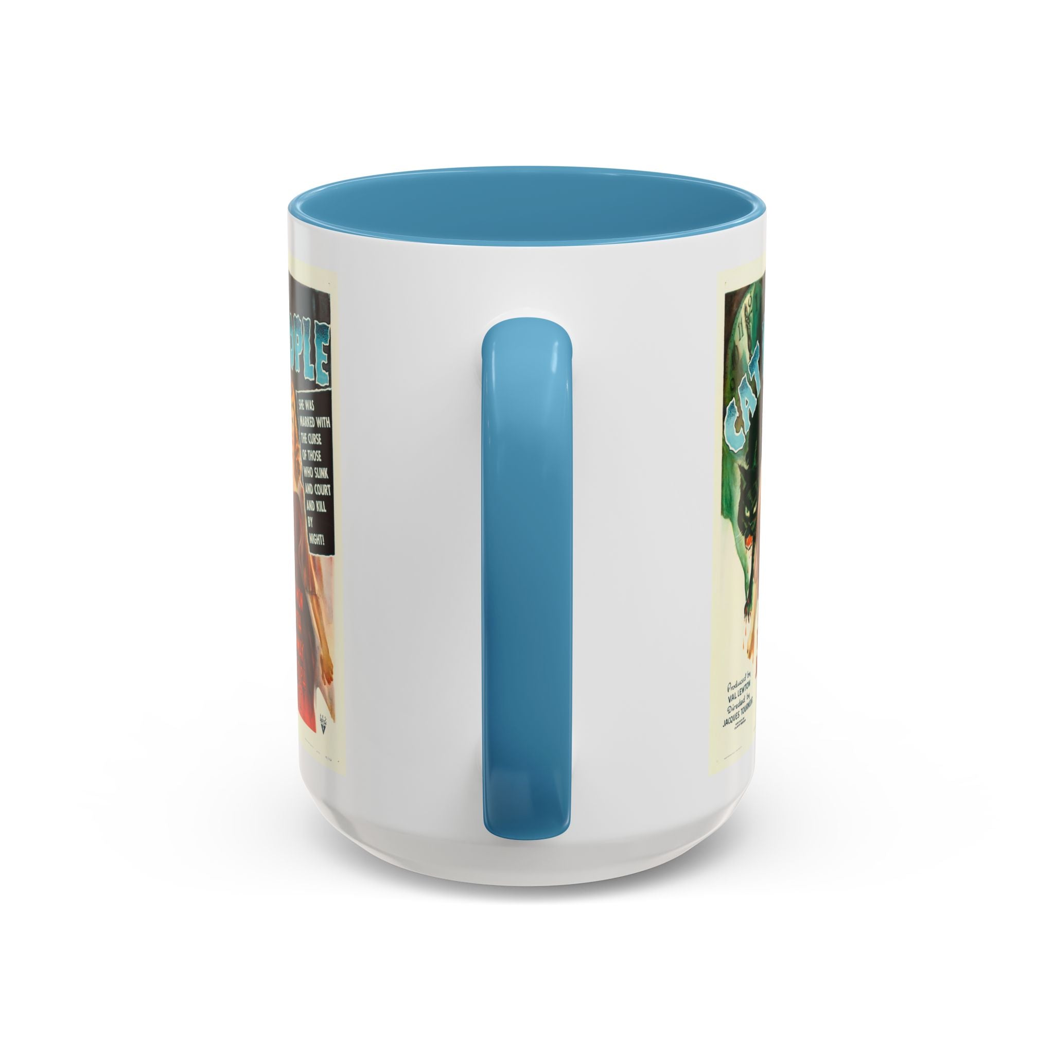 Cult Classic Movie Poster Art Accent Coffee Mug (11, 15oz) - Cat People 1942 - POPvault
