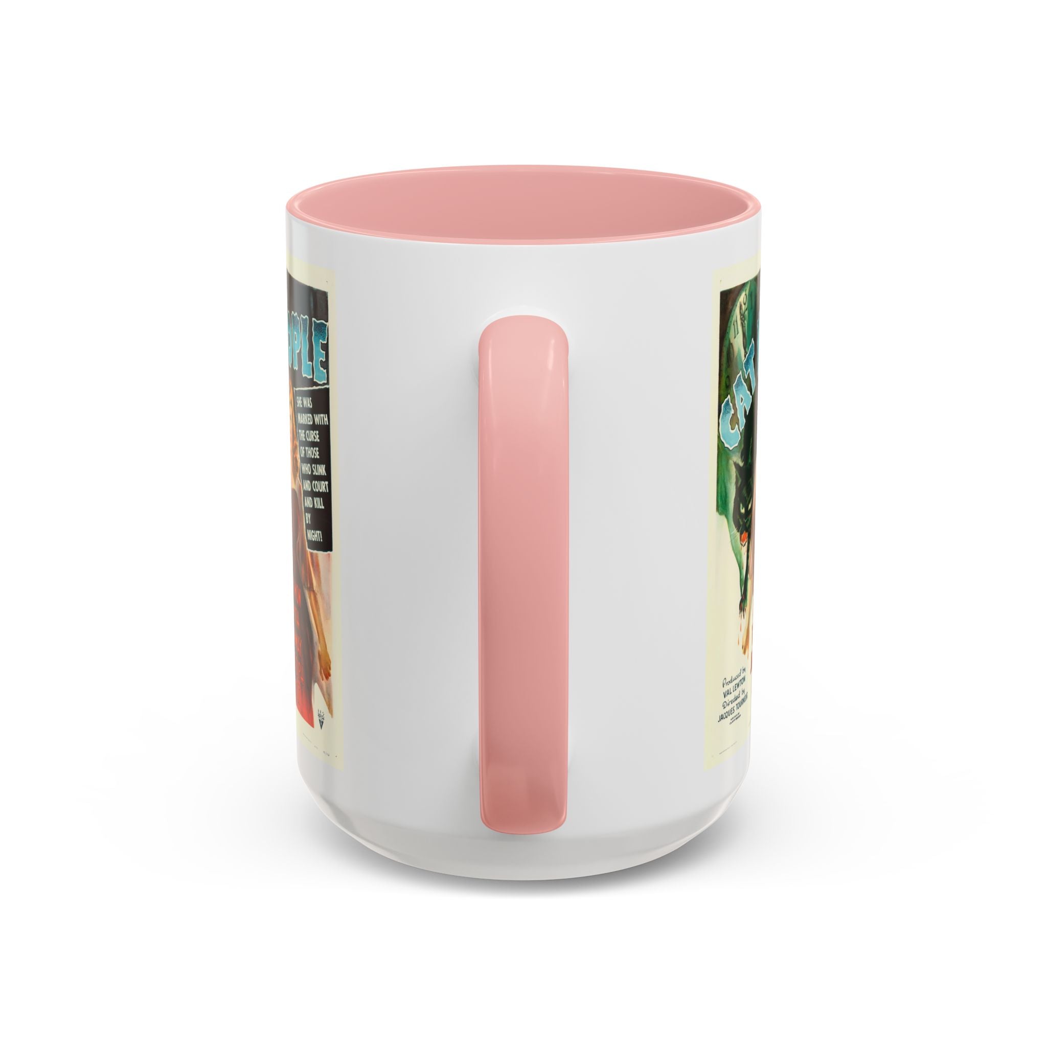 Cult Classic Movie Poster Art Accent Coffee Mug (11, 15oz) - Cat People 1942 - POPvault