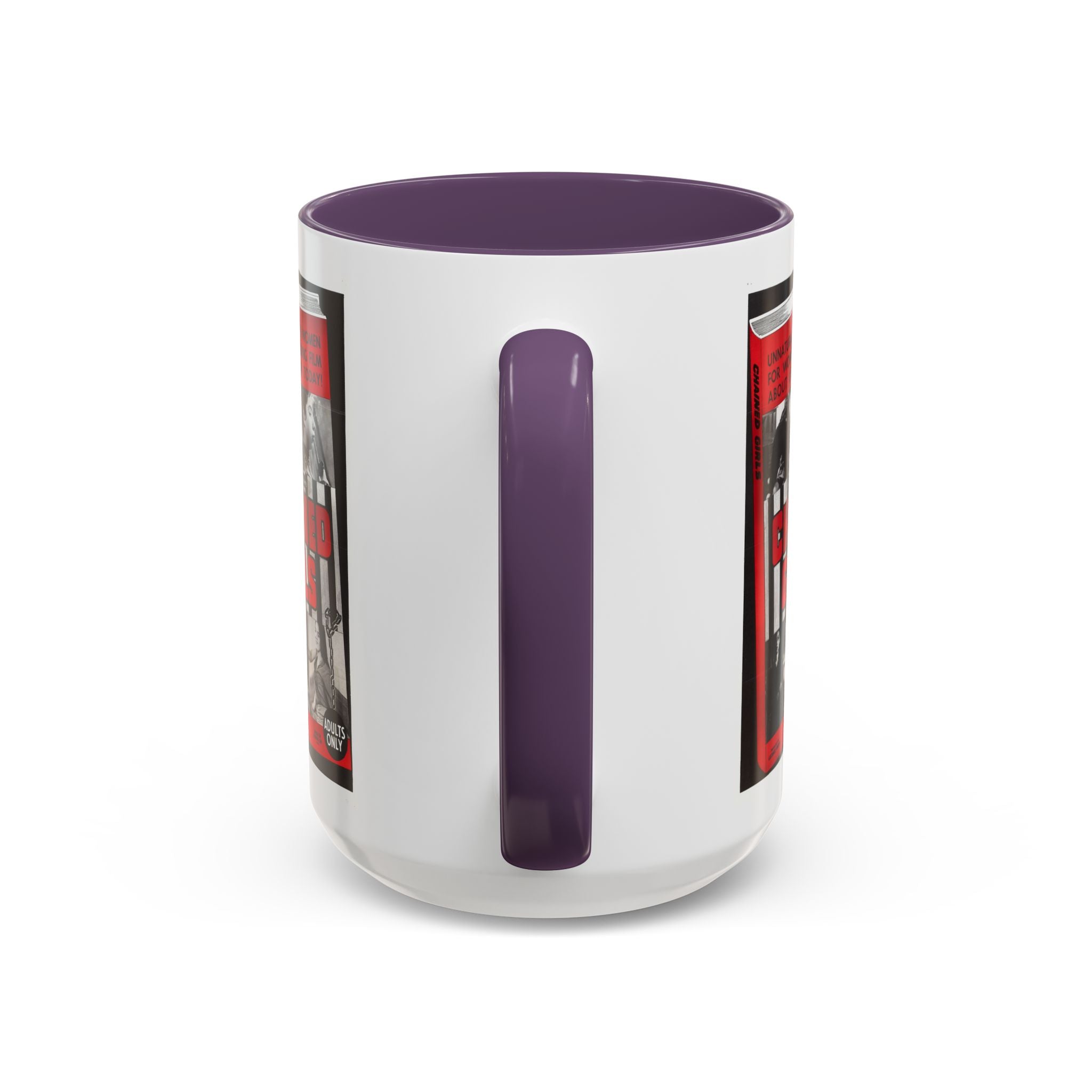 Cult Classic Movie Poster Art Accent Coffee Mug (11, 15oz) - Chained Girls 1965 - POPvault