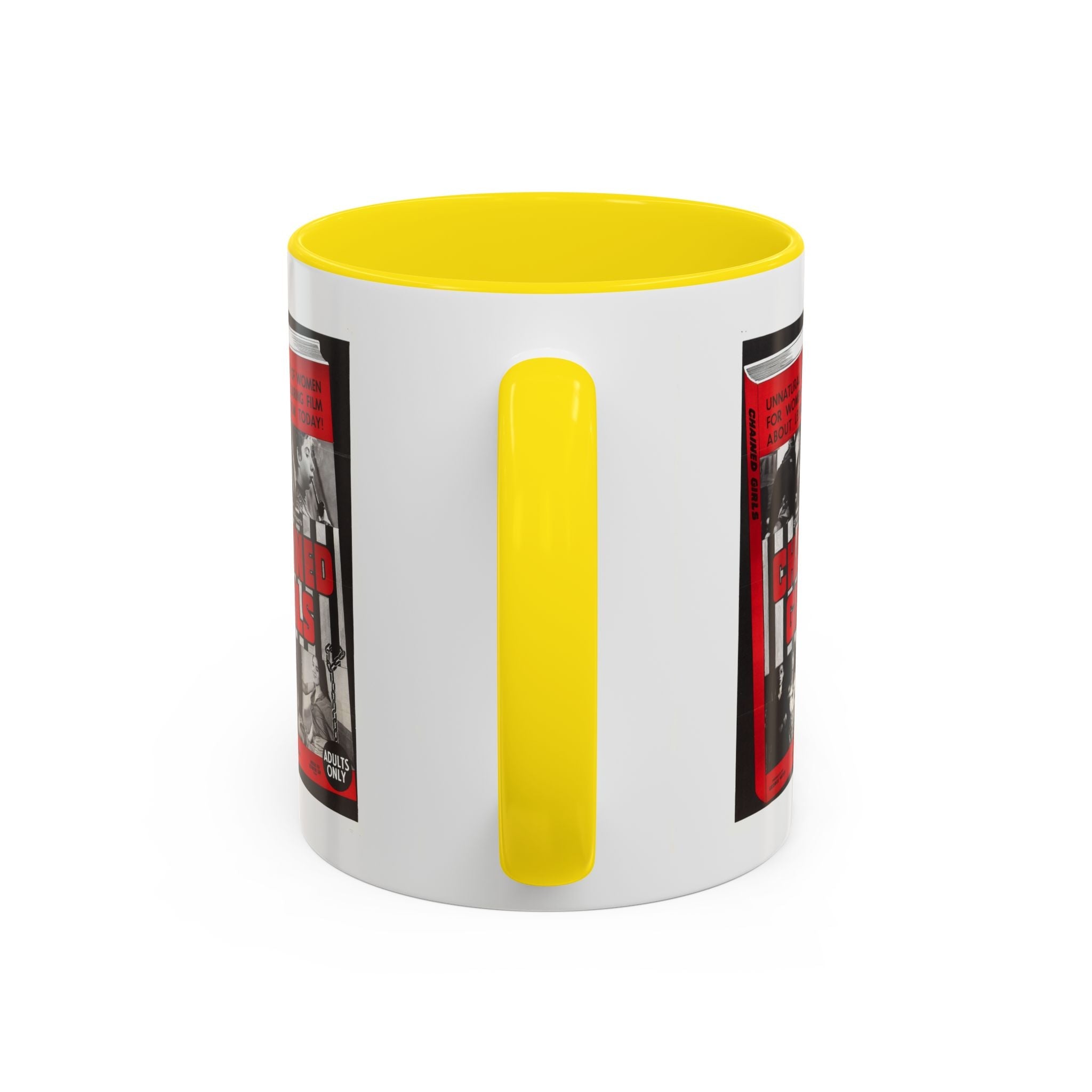 Cult Classic Movie Poster Art Accent Coffee Mug (11, 15oz) - Chained Girls 1965 - POPvault